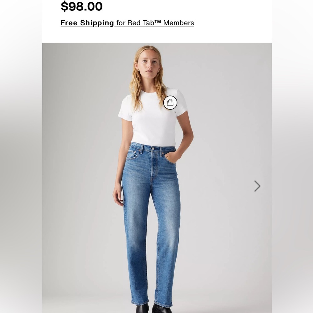 Levi’s ribcage straight ankle